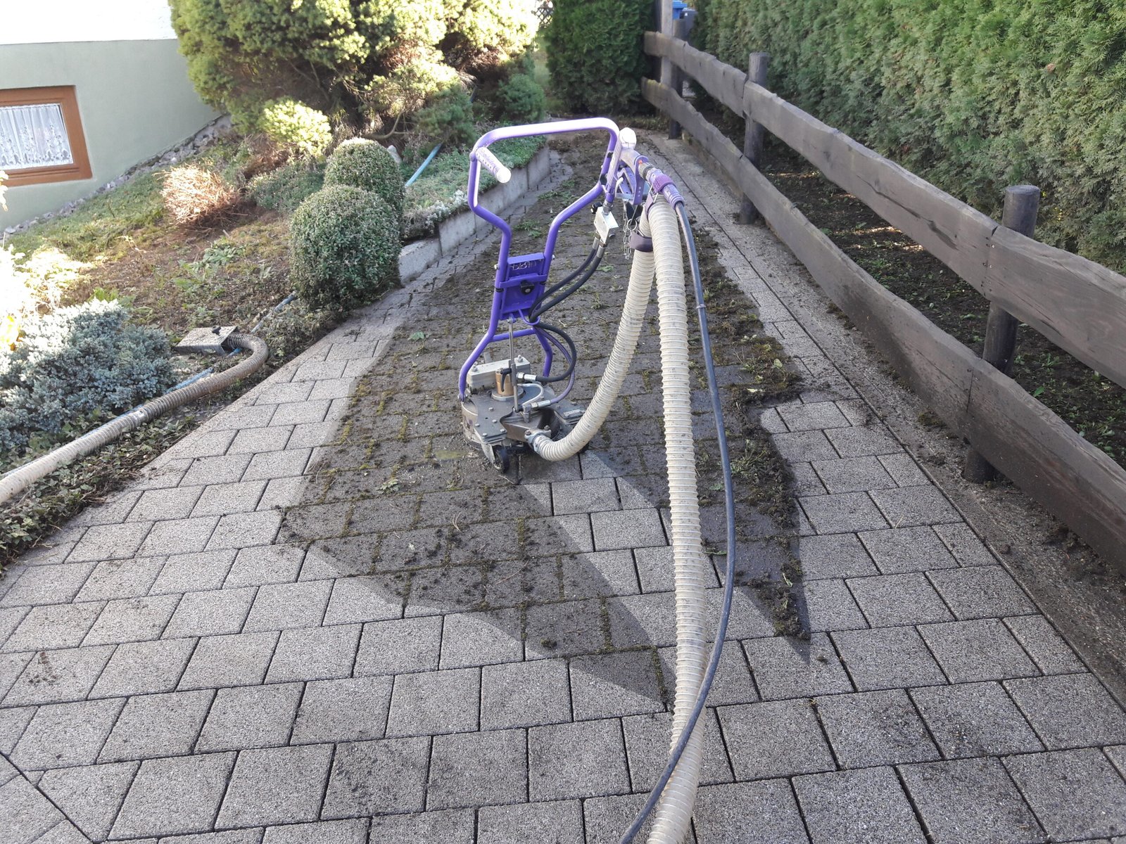 Hack Klar Flächenreiniger im Einsatz