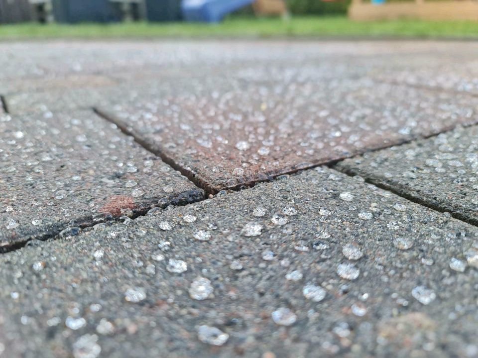 Imprägnierte Steinfläche mit Langzeitschutz